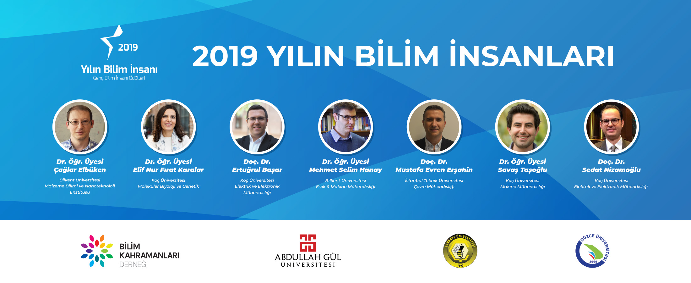 2019 Yılın Bilim İnsanları