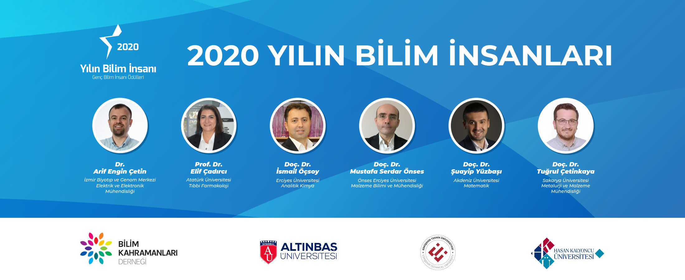 2020 Yılın Bilim İnsanları